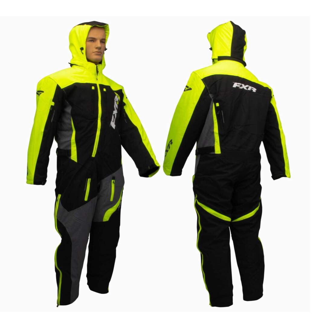 Комбинезон для снегохода FXR Maverick Lite №1 lemon-green (текстиль) (S)