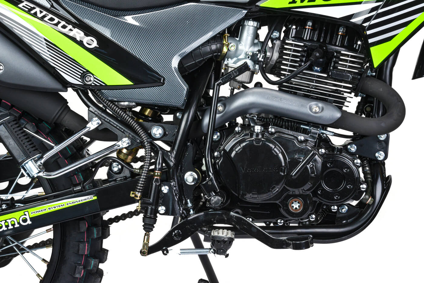 Мотоцикл Кросс 300 ENDURO ST NEON зеленый