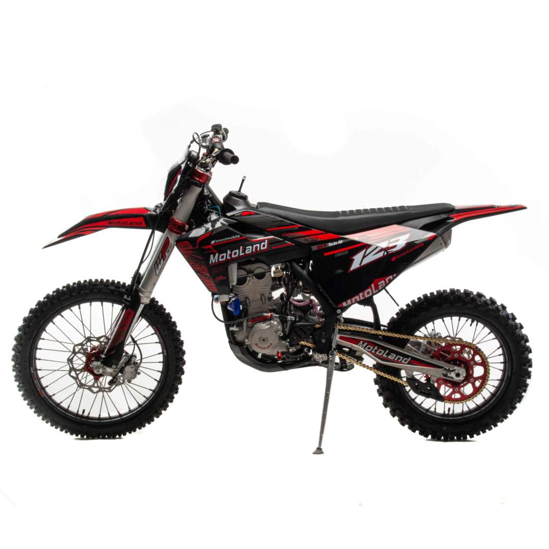 Мотоцикл Кросс Motoland XT 450 ST NC красный