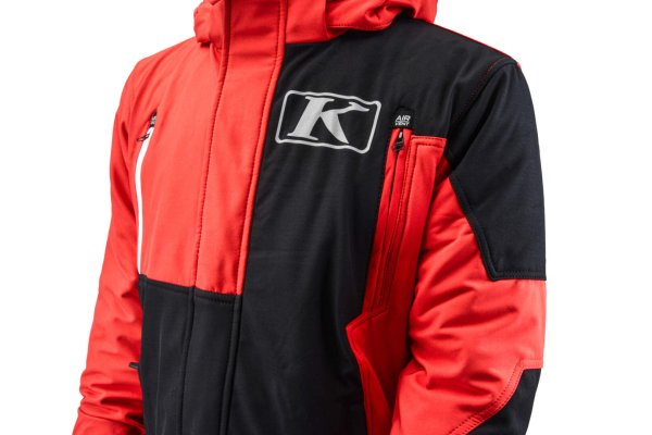 Куртка для снегохода KLIM KOMPOUND #1 black-red (текстиль) (M)